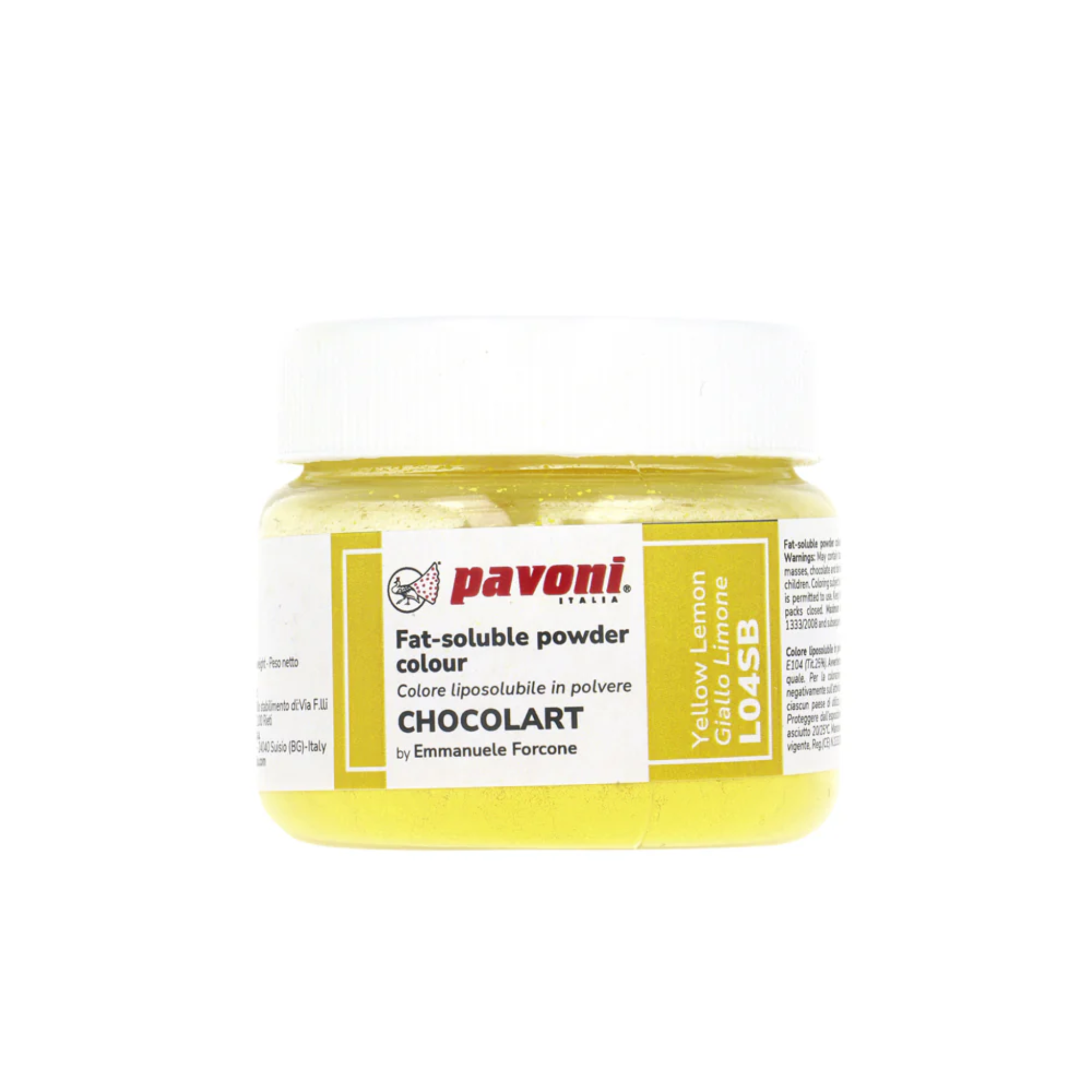 Colorante in polvere liposolubile giallo uovo