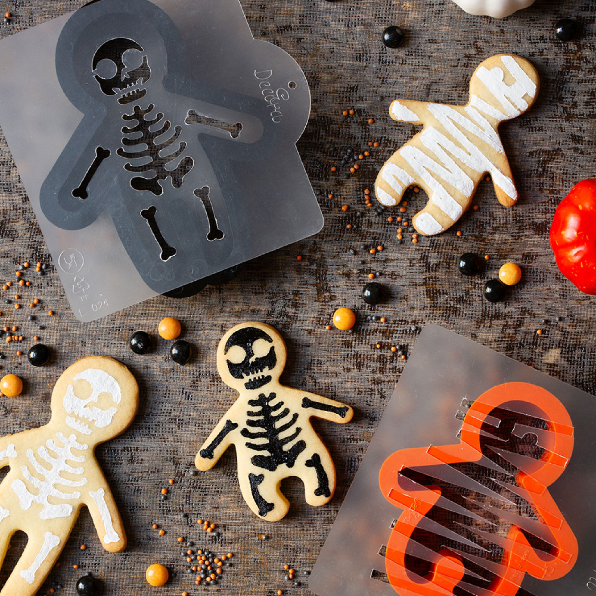Tagliapasta e stencil Ginger Halloween