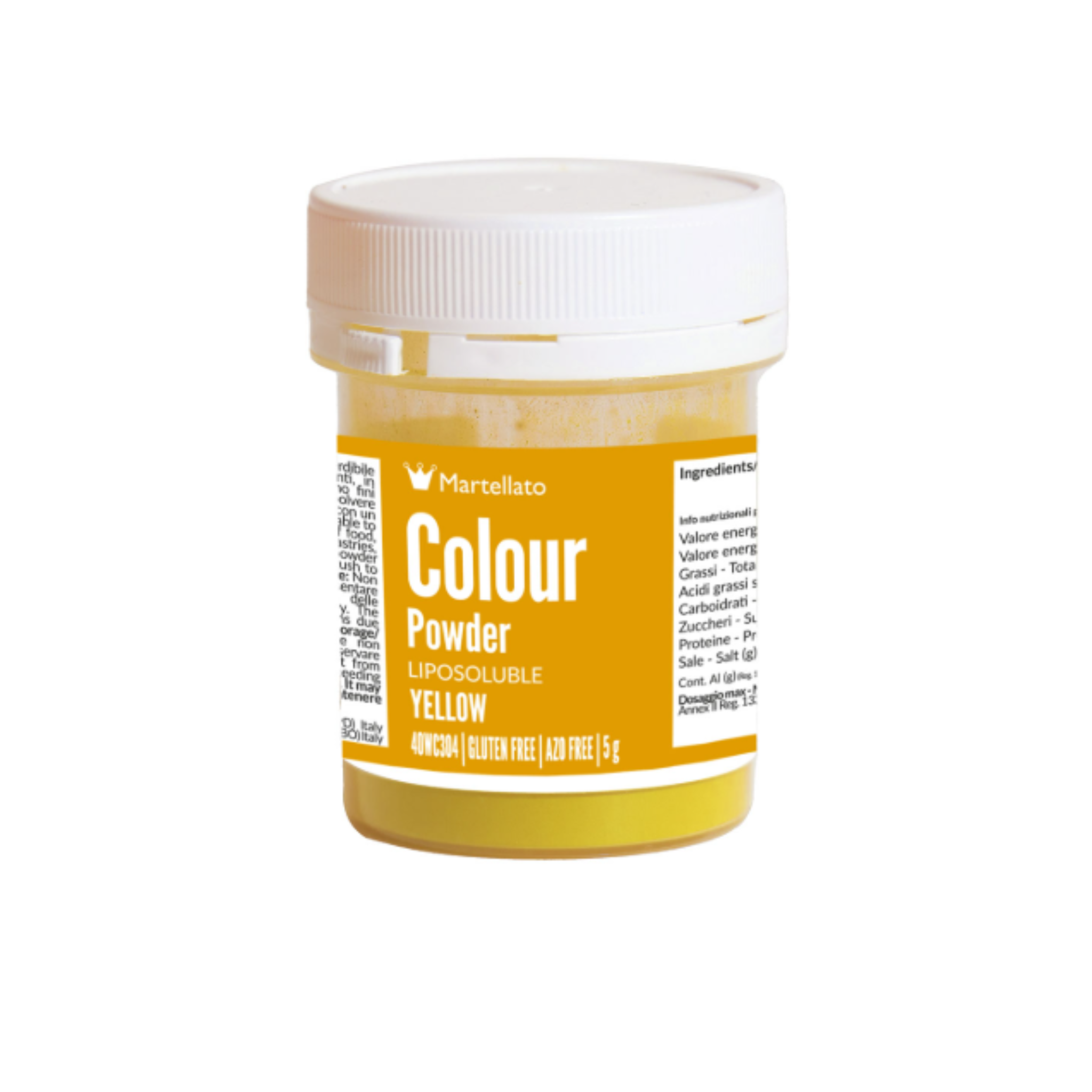 Colorante in polvere liposolubile giallo 5g