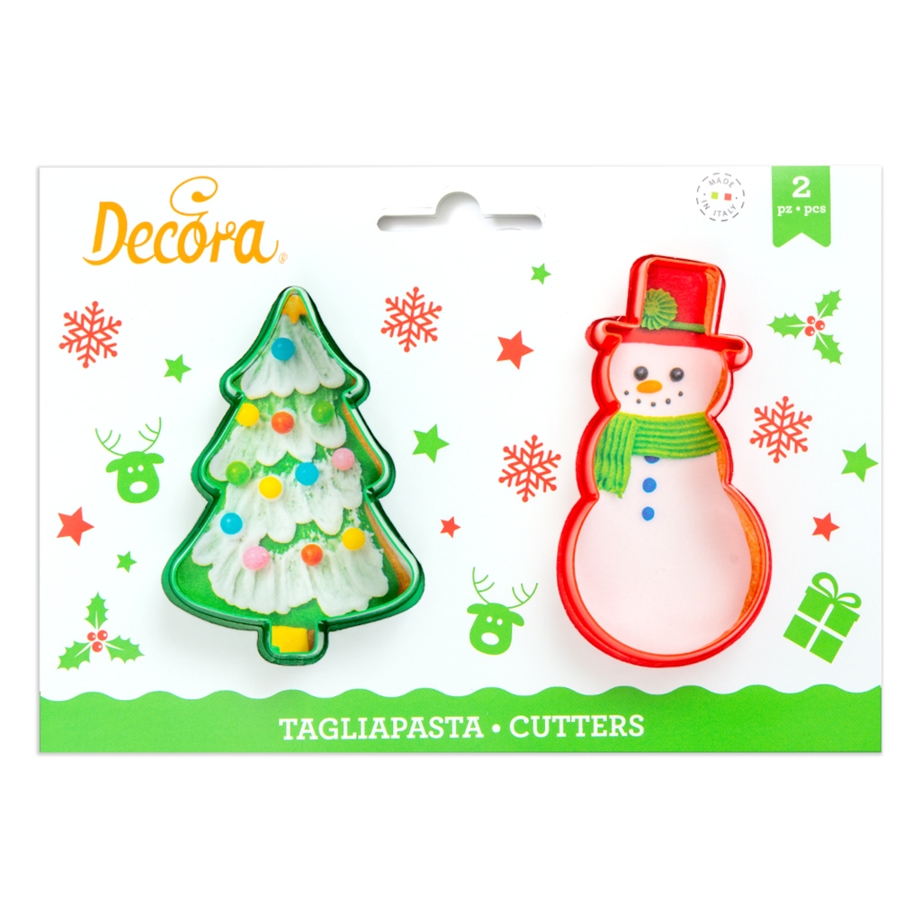 Tagliapasta Albero di Natale e Pupazzo di Neve