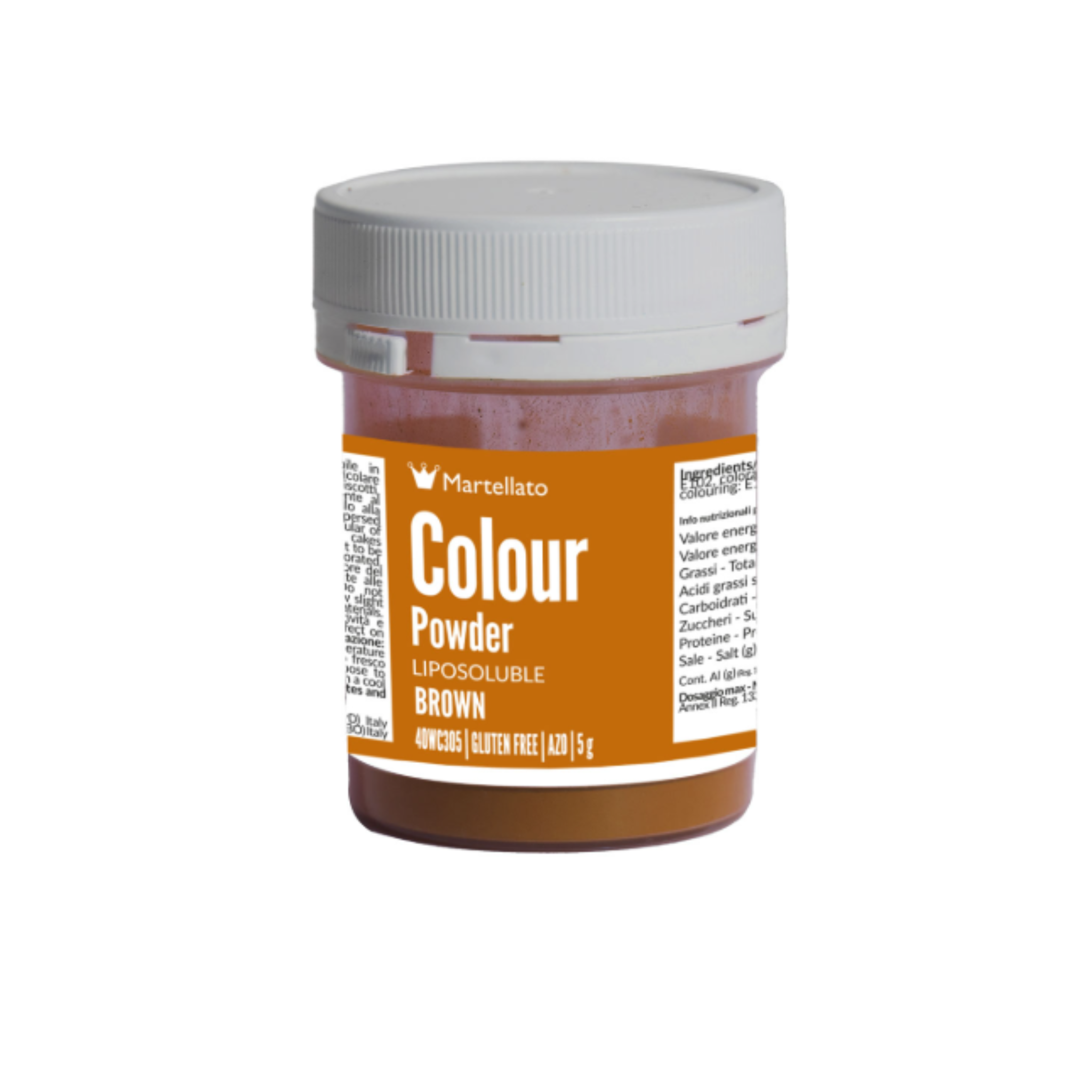 Colorante in polvere liposolubile marrone 5g