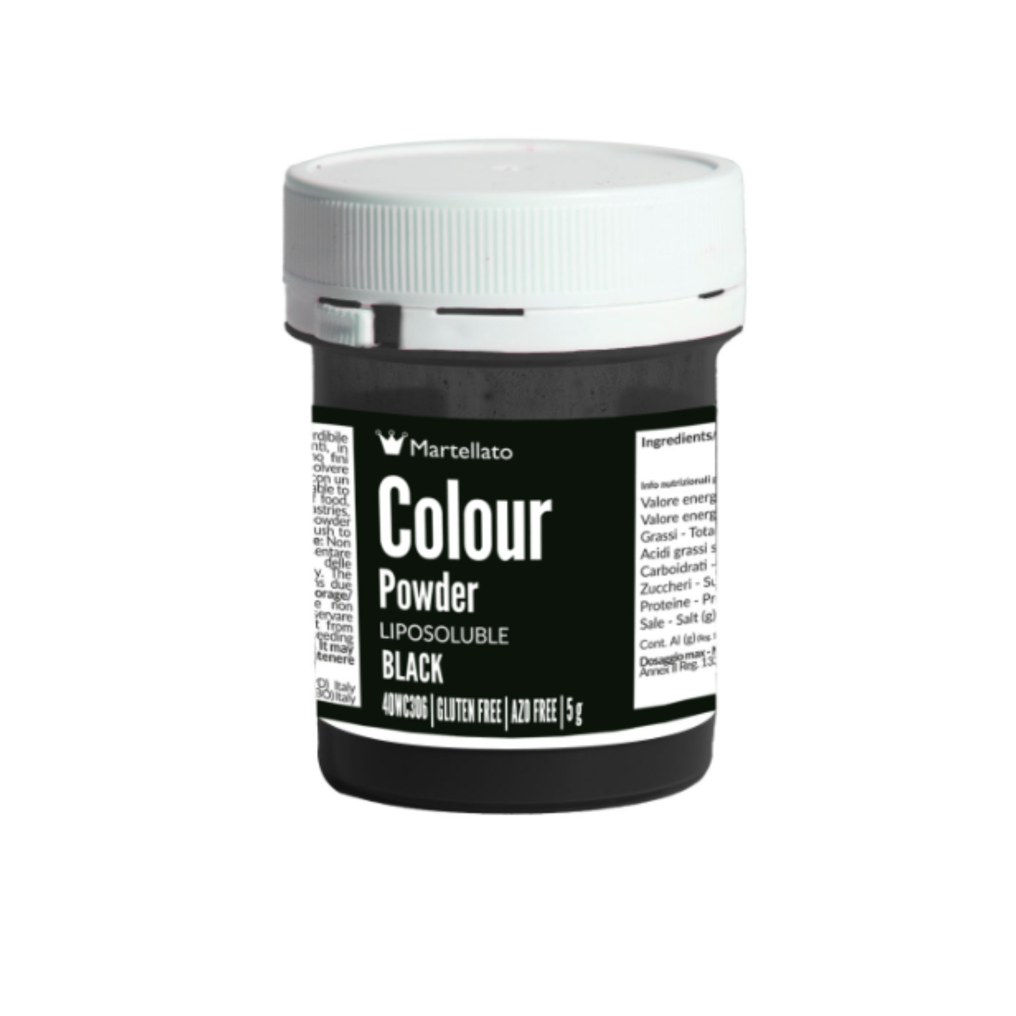 Colorante in polvere liposolubile nero 5g