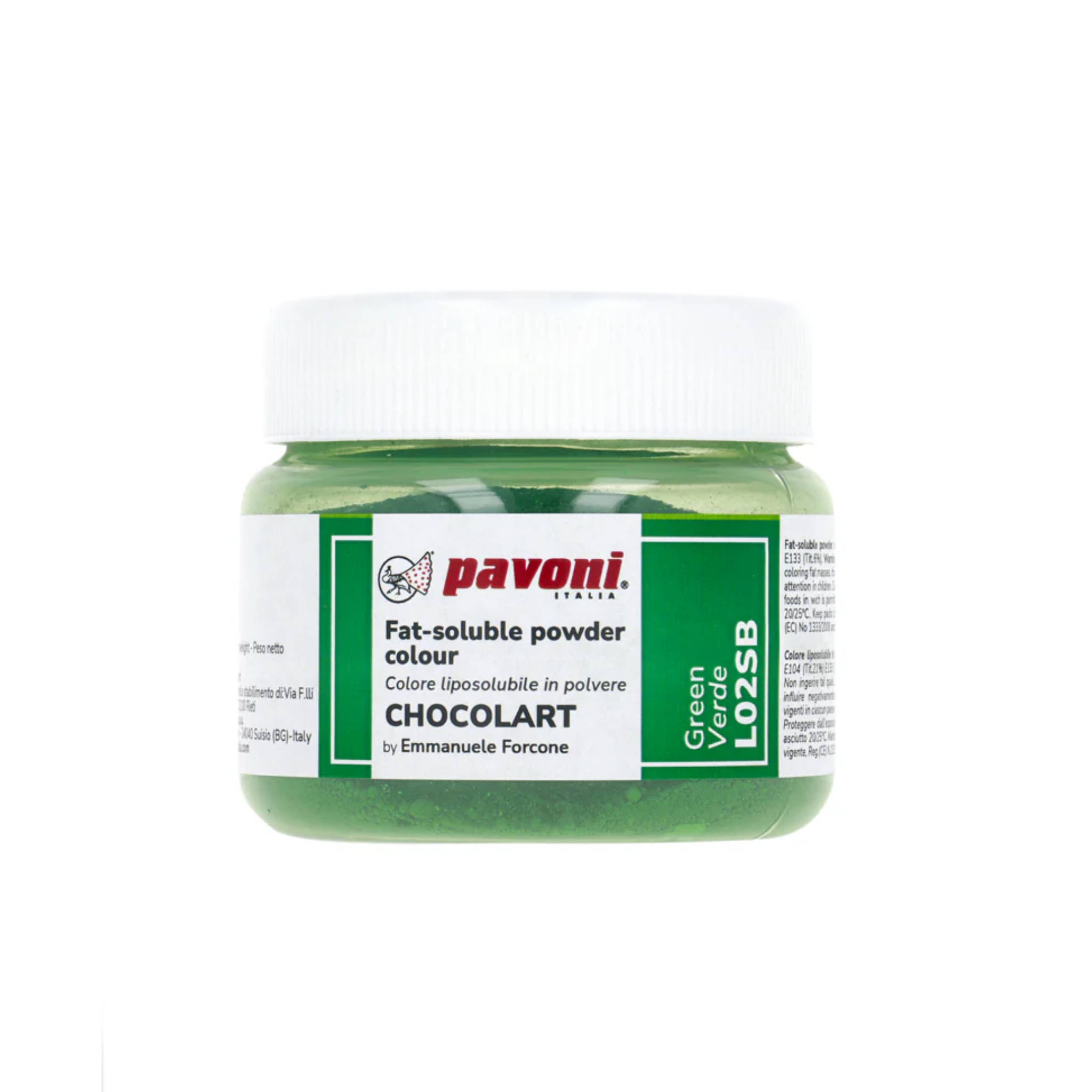 Colorante in polvere liposolubile verde