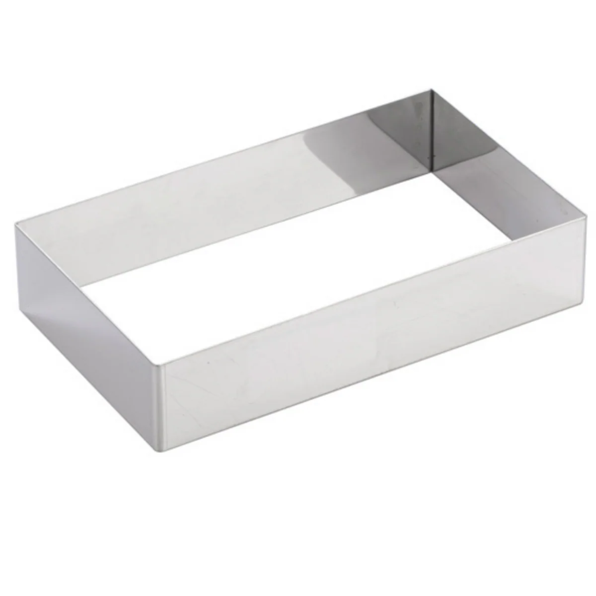 Fasce rettangolari inox H. 5 cm