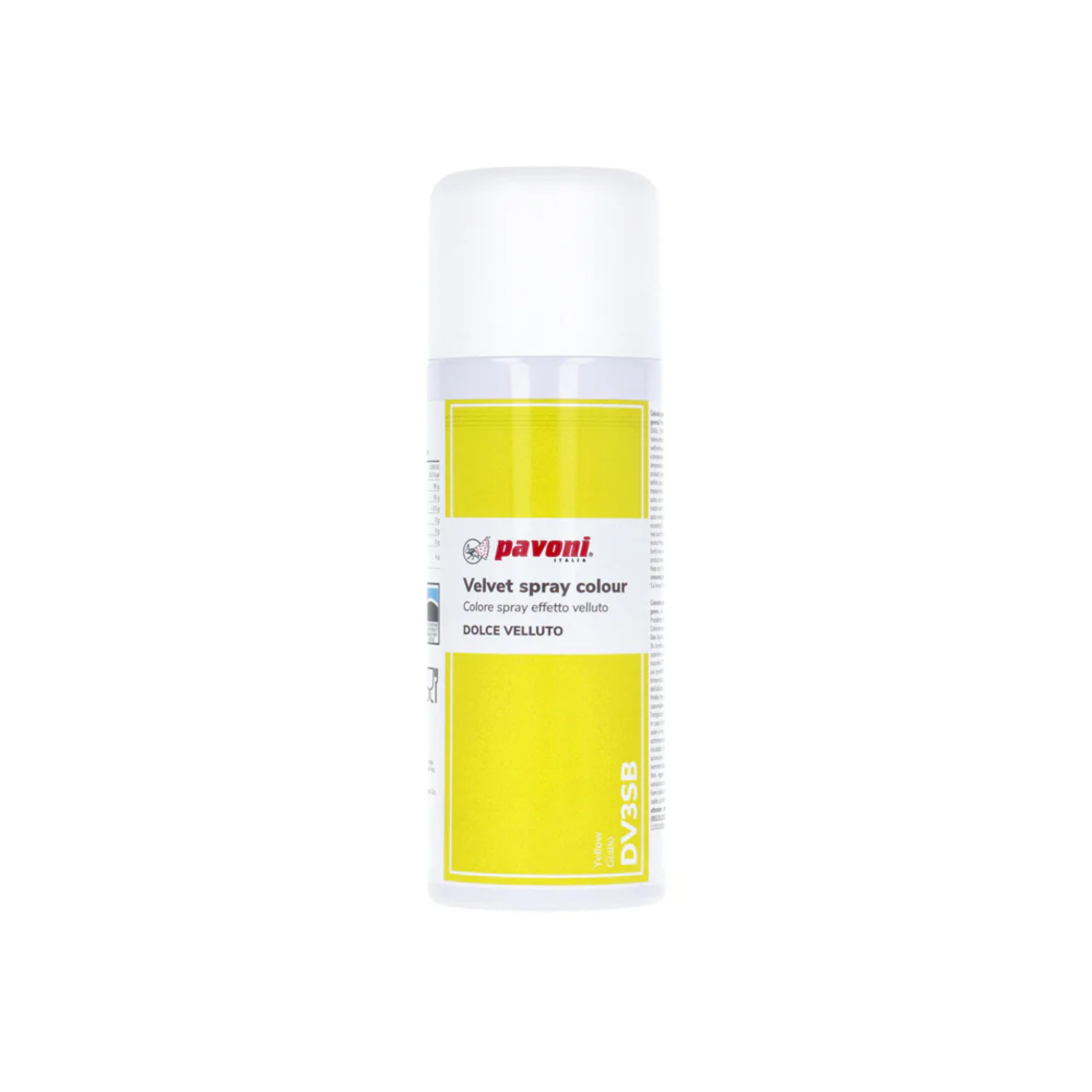 Spray effetto velluto giallo