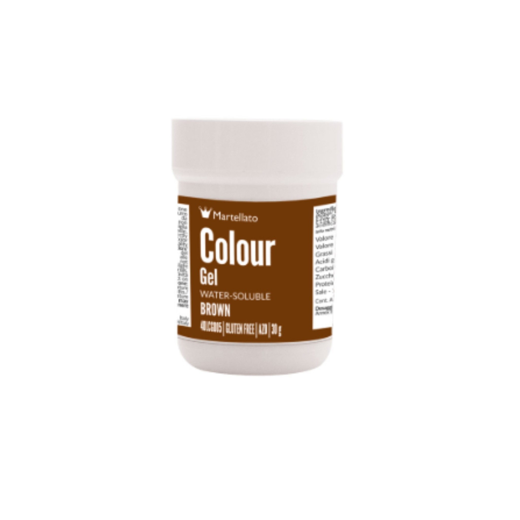 Colorante in gel marrone