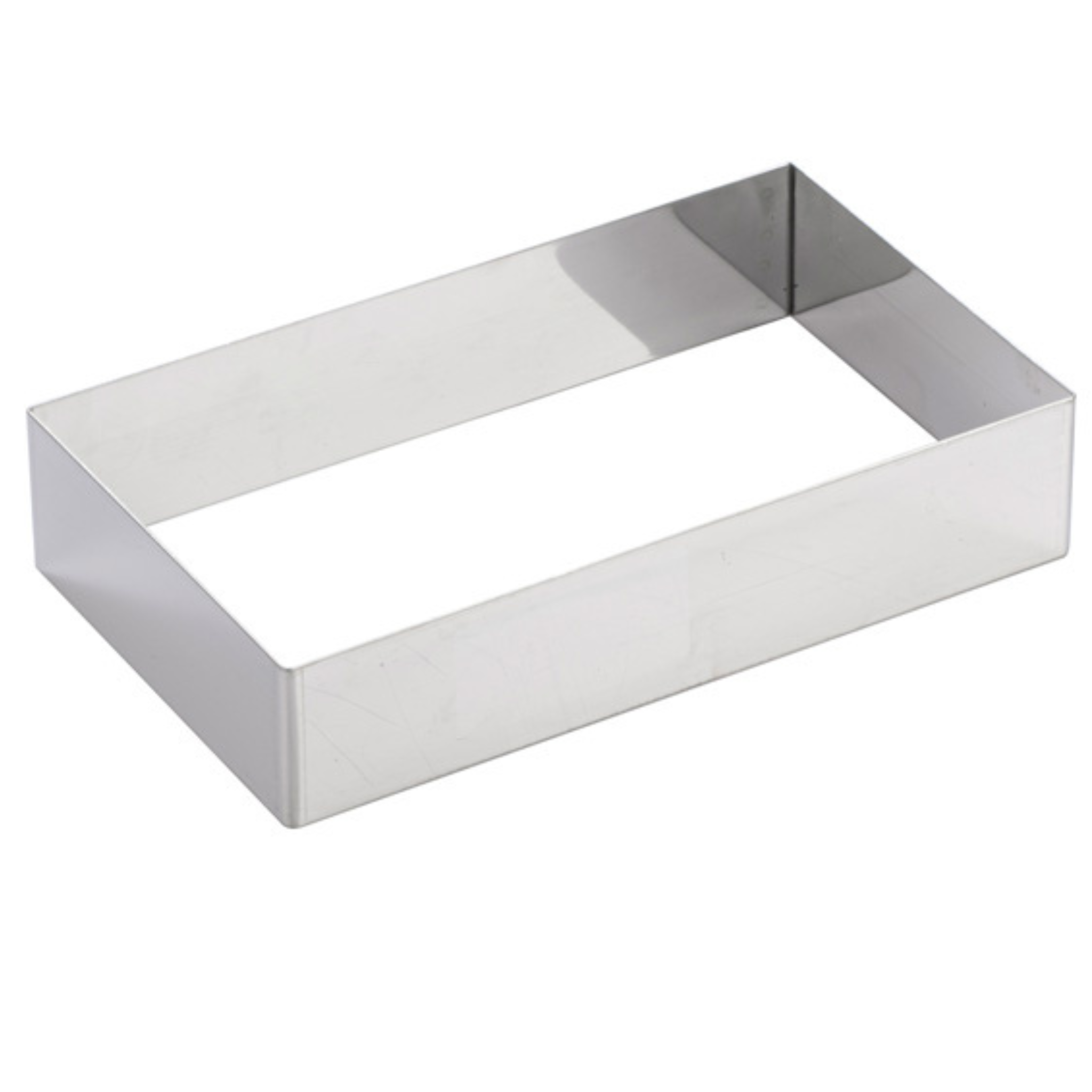 Fasce rettangolare inox H. 4 cm