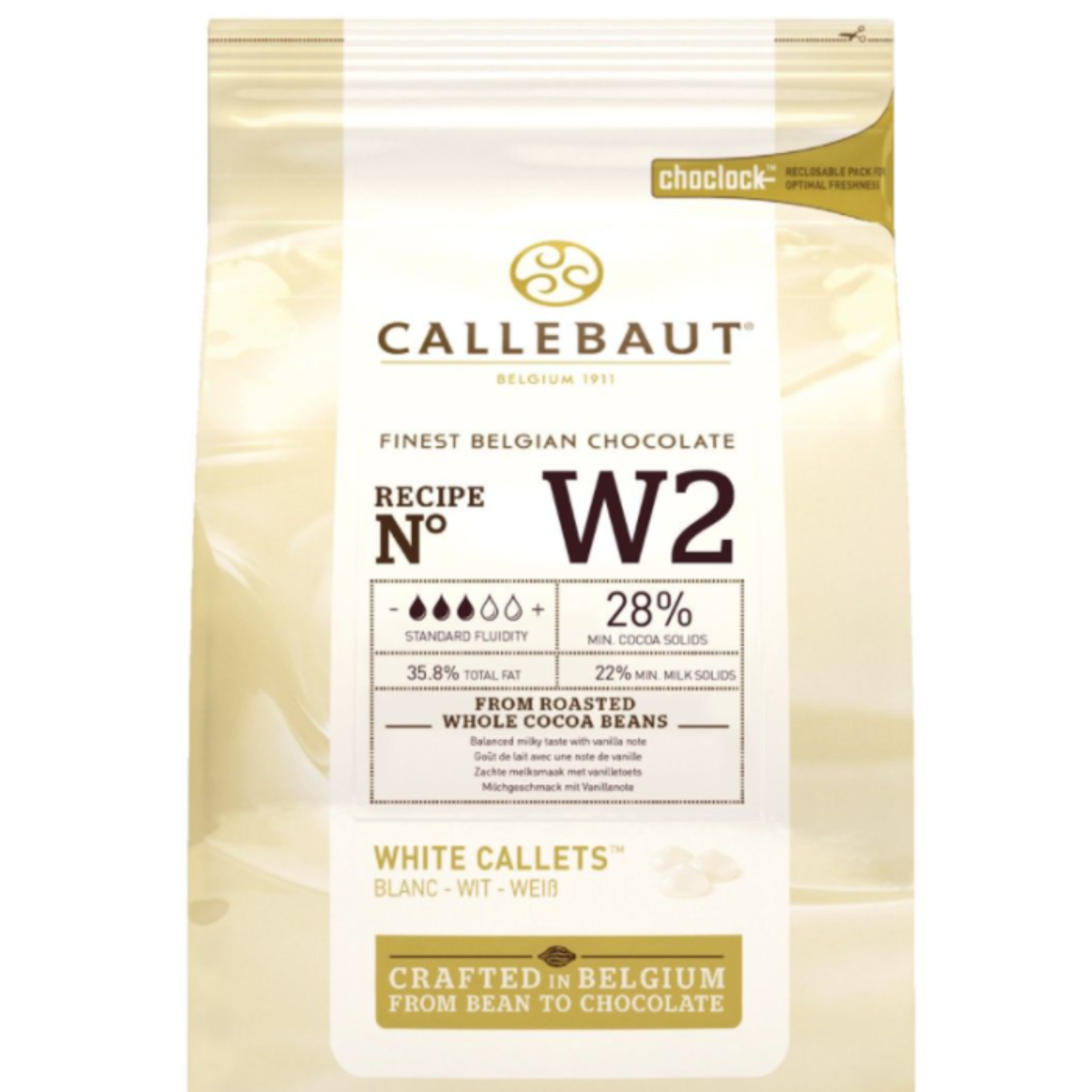 Cioccolato bianco W2 Callebaut 1kg
