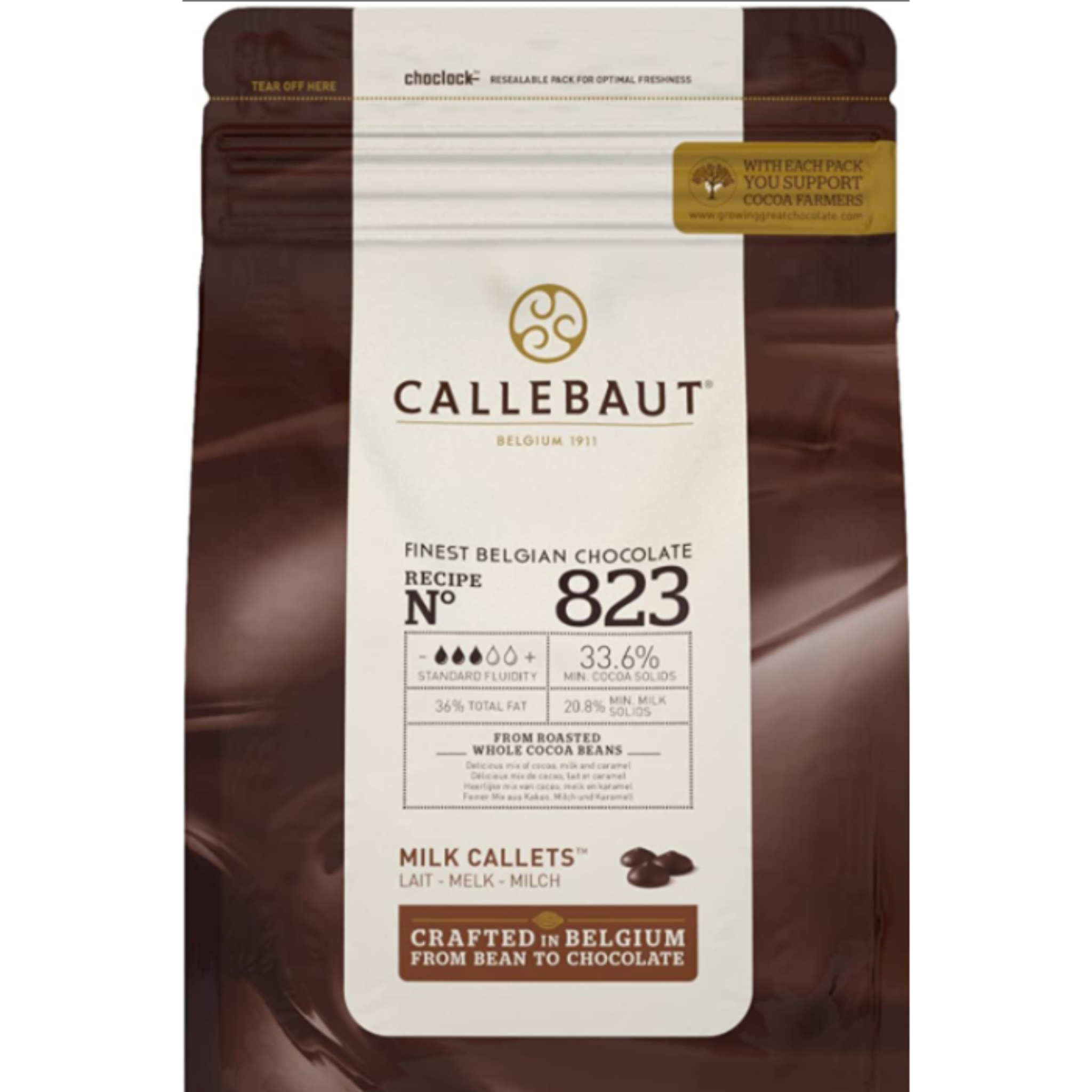 Cioccolato al latte 823 Callebaut 1kg