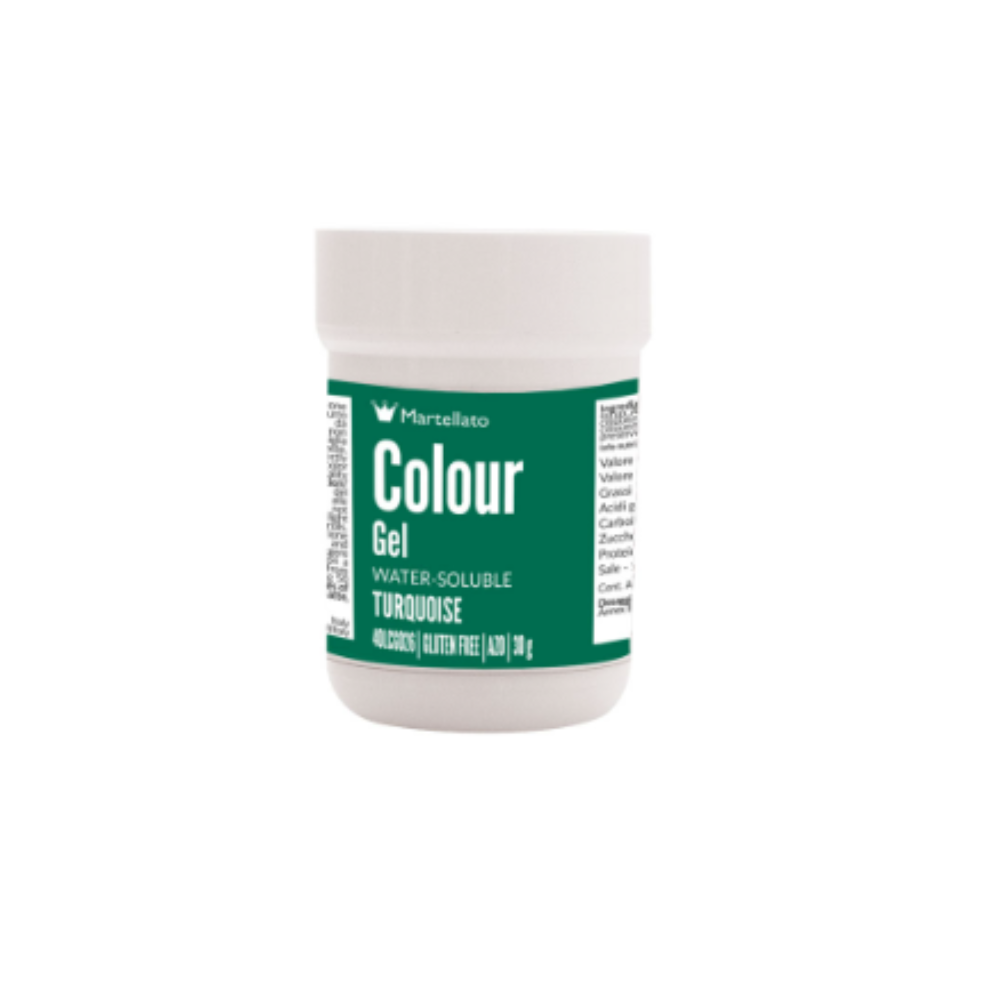 Colorante in gel turchese