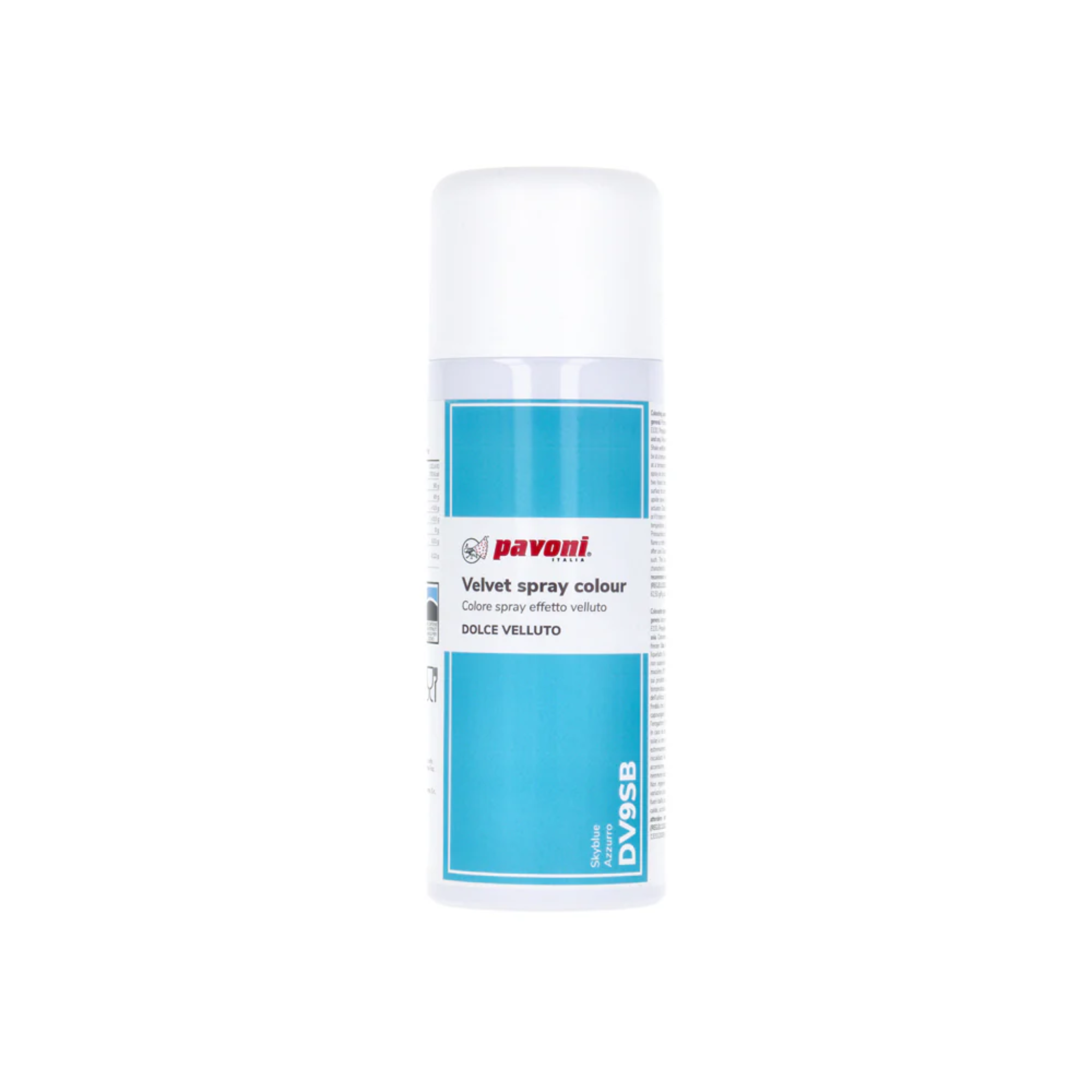 Spray effetto velluto azzurro